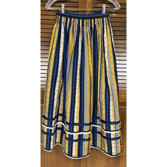 Dresses & Skirts - Hammerschmid Trachten Striped Midi Skirt Lagenlook Folk Cottagecore 36